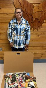 Elder Alice Pipe and Donation from Kehewin School of Cree Language Posters 2026